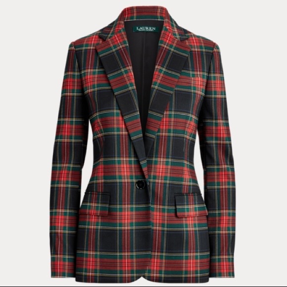 Ralph Lauren Jackets & Blazers - NWT $245 Ralph Lauren Tartan Blazer Size 8